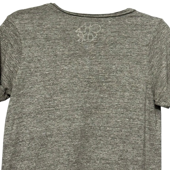 CHASER Champagne Graphic Classic Heather Gray Short Sleeve T-Shirt Size Small - Picture 6 of 9